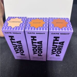 Youthforia Date Night Bronzer & Highighter Set - Illuminating, Radiant, Bronzy